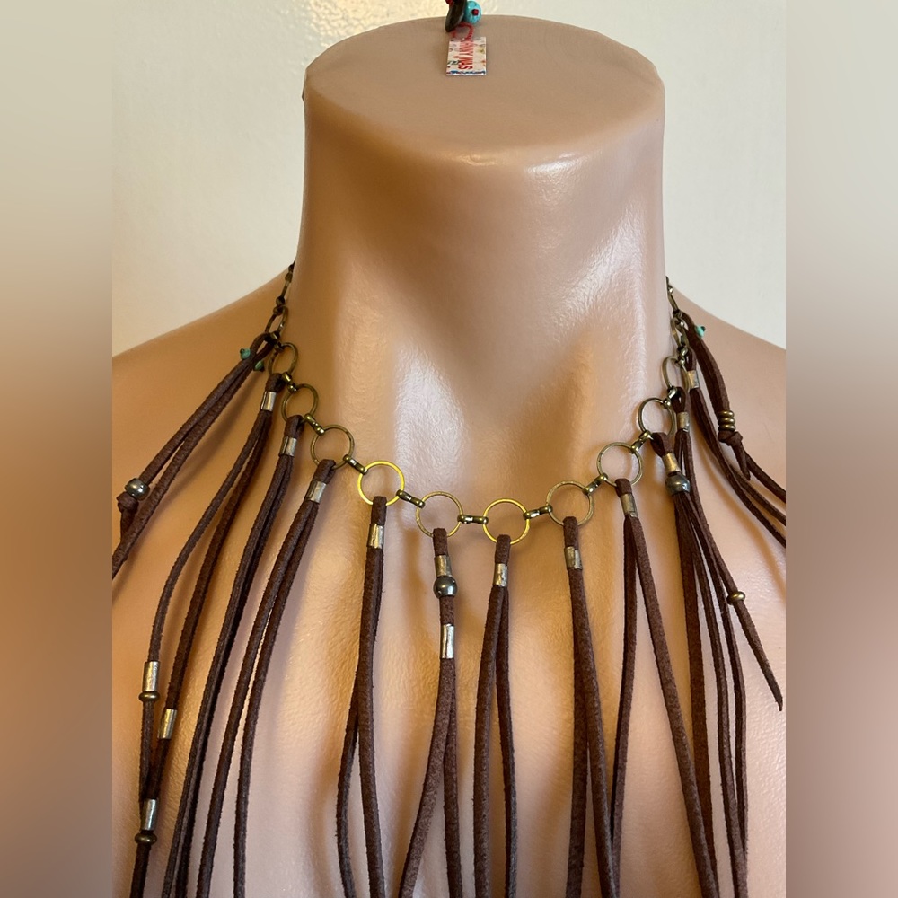 Johnny Was Fringe Necklace New with tag